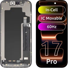 JK LCD kijelzőmodul Apple iPhone 17 Pro készülékhez, In-Cell IC változat, fekete