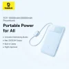 Baseus EnerFill FC11 20000mAh 22.5W kék külső akkumulátor, powerbank thumbnail