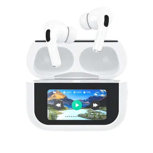 XO DESIGN X48 5th Gen bezdrôtové slúchadlá s nabíjacím puzdrom, biele - 2