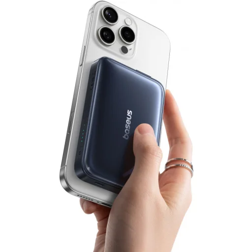 Baseus PicoGo AM61 bezdrôtová powerbanka, 10000mAh, 45W, čierna - 5