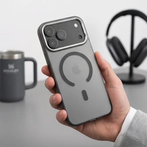 Tech-protect Magzero Magsafe iPhone 17 Pro / 18 Pro matná čierna - 5