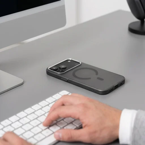 Tech-protect Magzero Magsafe iPhone 17 Pro / 18 Pro matná čierna - 7