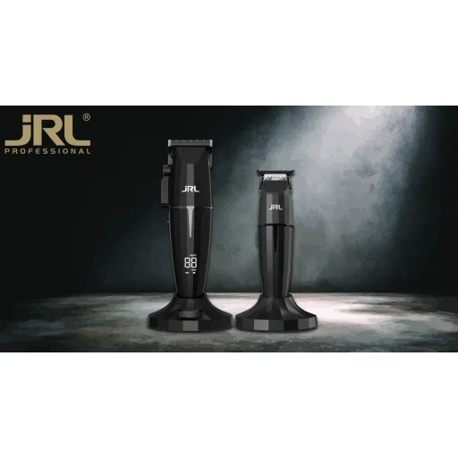 Set 2-in-1 JRL Onyx Clipper + Onyx Trimmer with Two Charging Stations black - 10