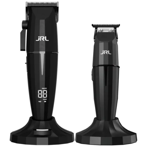 Set 2-in-1 JRL Onyx Clipper + Onyx Trimmer with Two Charging Stations black - 12