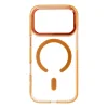 Puzdro na iPhone 17 Pro / 18 Pro Frame Clear Hybrid Mag Cover kompatibilné s MagSafe hermes oranžová thumbnail