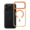 iPhone 17 Pro Max / 18 Pro Max Frame Clear Hybrid Mag Cover MagSafe-kompatibilis tok, hermes narancssárga thumbnail
