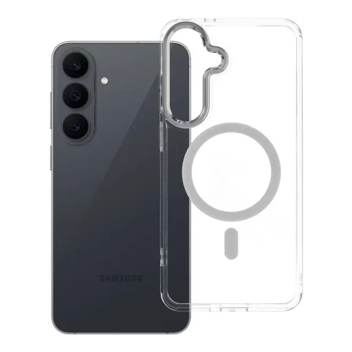  Samsung S25 FE / S26 FE Frame Clear Hybrid Mag Cover MagSafe-kompatibilis átlátszó tok - 8