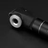 ROCKBROS TM-1701P 80 PSI mini kerékpárpumpa Presta és Schrader szelepekhez, fekete thumbnail