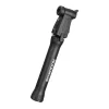 ROCKBROS TM-1701P 80 PSI mini kerékpárpumpa Presta és Schrader szelepekhez, fekete thumbnail