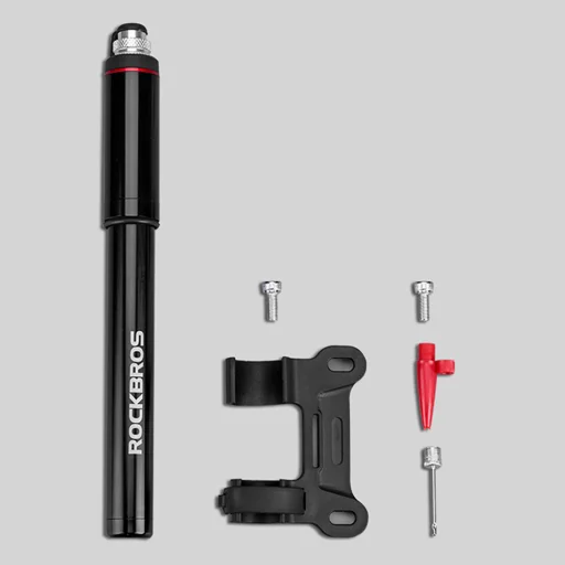 Rockbros SMART-B mini ručná pumpa na bicykel 150 PSI, čierna - 6