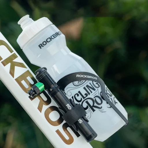 Rockbros HQ-75D-CO2 ručná a CO2 pumpa na bicykel, čierna - 5