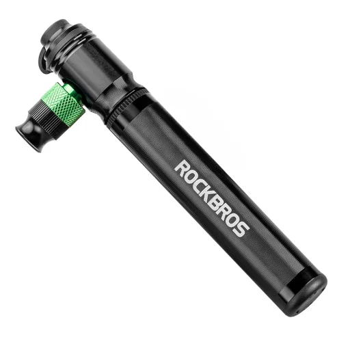 Rockbros HQ-75D-CO2 ručná a CO2 pumpa na bicykel, čierna - 1