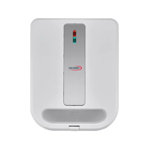 HAUSER SN-1450 ostyasütő, 1500 W, 4 sütőfelület, hidegfalú burkolat, tapadásmentes sütőlapok, fehér - 3