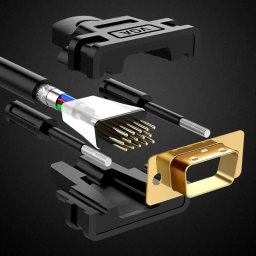VGA Cable UGREEN VG101 (11633), Black  - 6