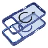  Apple iPhone 18 Pro Max / 17 Pro Max sötétkék Forcell F-Protect Smoke Hybrid Premium MagSafe-kompatibilis tok thumbnail