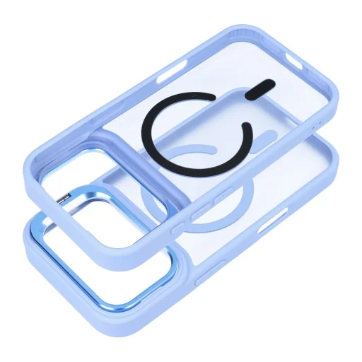 iPhone 17 Pro Max / 18 Pro Max készülékhez való Forcell F-Protect Shadow Stand Premium MagSafe-kompatibilis világoskék tok - 3