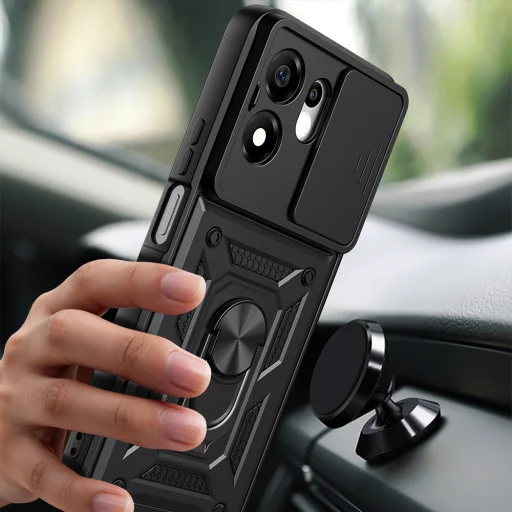 Puzdro Techsuit CamShield Series pre Honor 600 Smart, modré - 6
