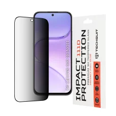 Honor 600 Smart čierne Techsuit 111D Privacy Full Glue ochranné tvrdené sklo