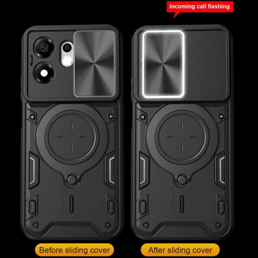 Honor 600 červené puzdro Techsuit CamGuard Pro Smart - 4