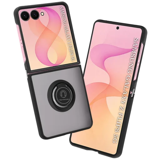Čierne puzdro na telefón Samsung Galaxy Z Flip8 Techsuit Glinth - 1