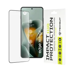 Motorola Edge 70 Max čierne Techsuit 111D celoplošné ochranné tvrdené sklo s lepidlom po celom povrchu