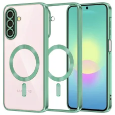  Samsung Galaxy A27 5G világoszöld Techsuit Luxury Crystal MagSafe tok