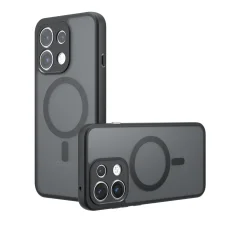 Oppo Reno16 F / Reno16 FS matné čierne puzdro Techsuit PureFrost MagSafe