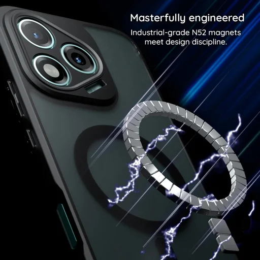 Oppo Reno16 F / Reno16 FS matné čierne puzdro Techsuit PureFrost MagSafe - 10