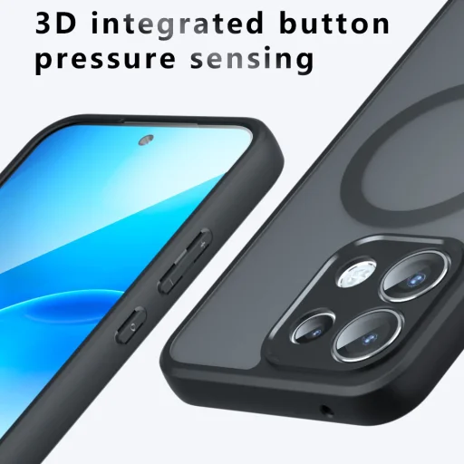  Oppo Reno16 F / Reno16 FS Matt fekete Techsuit PureFrost MagSafe tok - 4
