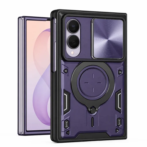 Samsung Galaxy Z Fold8 fialové puzdro Techsuit CamGuard Pro - 1