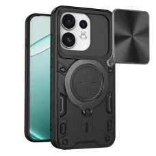  Oppo Reno16 fekete Techsuit CamGuard Pro tok