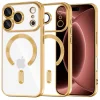 iPhone 18 Pro Max / 17 Pro Max zlaté Techsuit Luxury Crystal MagSafe puzdro thumbnail