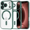 Tmavozelené puzdro Techsuit Luxury Crystal MagSafe pre iPhone 18 Pro Max / iPhone 17 Pro Max thumbnail