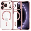 iPhone 18 Pro / iPhone 17 Pro ružové puzdro Techsuit Luxury Crystal MagSafe thumbnail