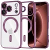 iPhone 18 Pro Max / iPhone 17 Pro Max tmavočerešňový Techsuit Luxury Crystal MagSafe priehľadný kryt thumbnail