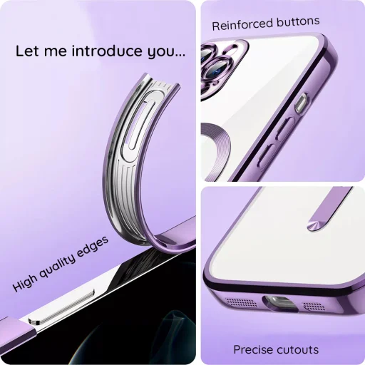 Samsung Galaxy A27 5G Svetlofialové puzdro Techsuit Luxury Crystal MagSafe - 11