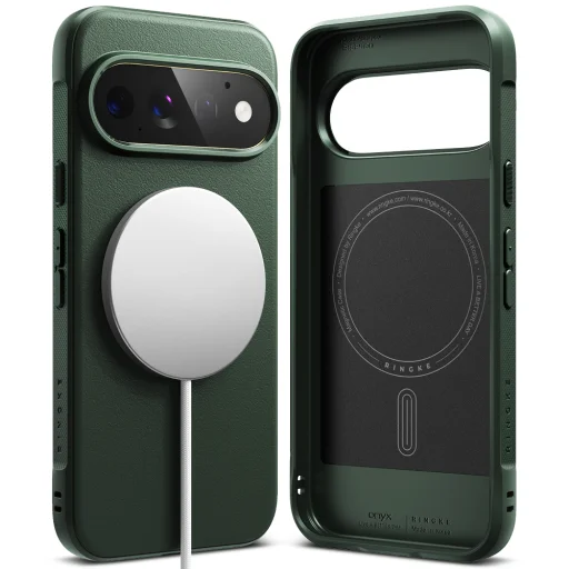 Tmavozelené puzdro Ringke Onyx MagSafe pre Google Pixel 11 Pro - 1