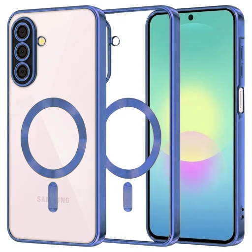 Samsung Galaxy A27 5G tmavomodré puzdro Techsuit Luxury Crystal MagSafe - 1