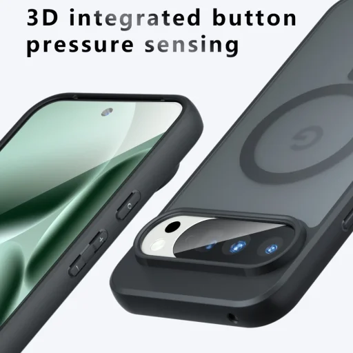 Google Pixel 11 / Pixel 11 Pro matné čierne puzdro Techsuit PureFrost MagSafe - 5