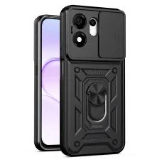 Čierne puzdro Techsuit CamShield pre Honor 600 Smart