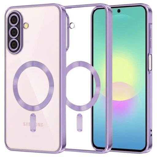 Samsung Galaxy A27 5G Svetlofialové puzdro Techsuit Luxury Crystal MagSafe - 1