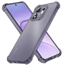 Honor 600 Smart dymovo čierne Techsuit nárazuvzdorné priehľadné silikónové puzdro