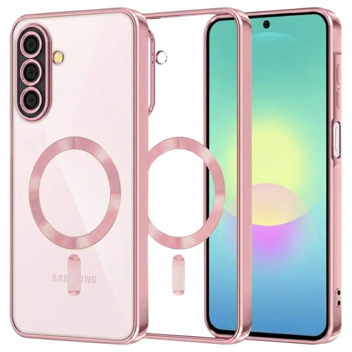 Samsung Galaxy A27 5G ružové puzdro Techsuit Luxury Crystal MagSafe - 1