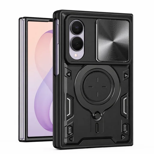 Čierne puzdro Techsuit CamGuard Pro pre Samsung Galaxy Z Fold8 - 1