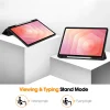 Samsung Galaxy Tab S12 Plus nebesky modré puzdro na tablet Techsuit Flex Trifold s držiakom na pero thumbnail