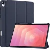 Tmavomodré puzdro Techsuit Flex Trifold s držiakom na pero pre Samsung Galaxy Tab S12 Plus thumbnail