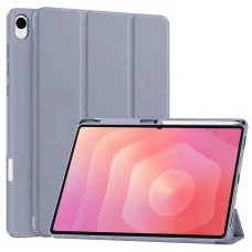 Samsung Galaxy Tab S12 Plus fialové puzdro Techsuit Flex Trifold s držiakom na pero