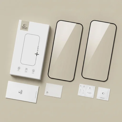 Xiaomi Redmi 17 4G/5G čierne Tech-Protect Glass Fit+ tvrdené sklo, 2 ks - 7