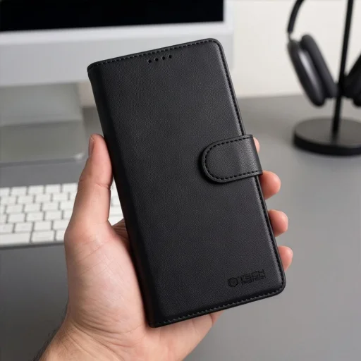 Apple iPhone 17 Pro Max / 18 Pro Max matné čierne Tech-Protect Wallet MagSafe peňaženkové puzdro - 7