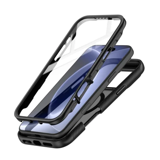 Matné čierne puzdro Tech-Protect Defense MagSafe pre Apple iPhone 17 Pro / 18 Pro - 2